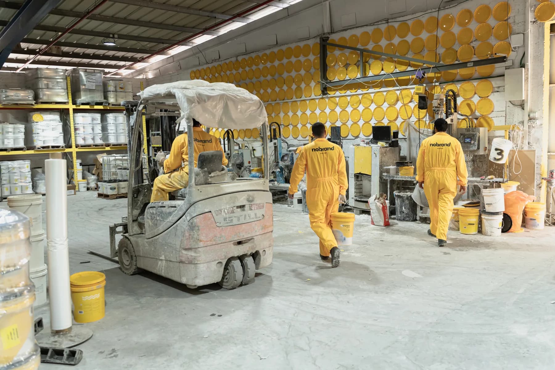 The production floor of the PELES factory in northern Israel